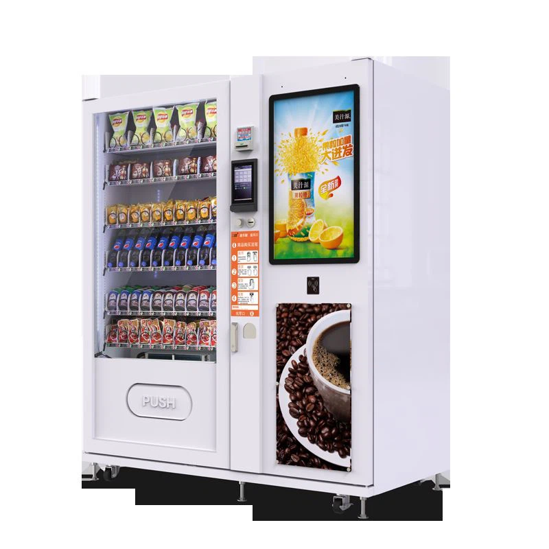Snack and drink vending machine